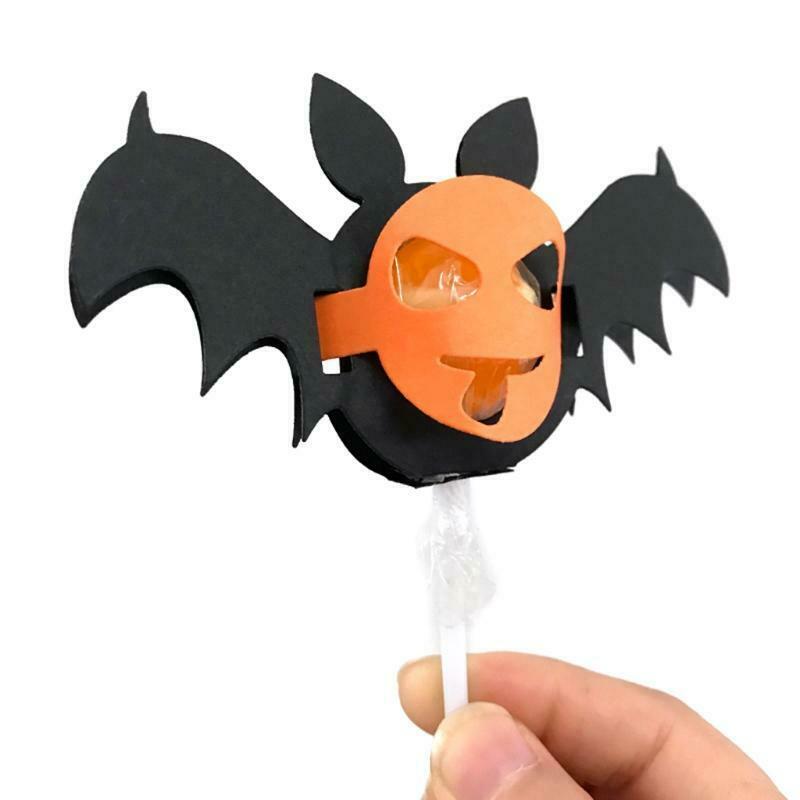 Halloween Bat Lollipop Box Carbon Steel Cutting Dies DIY Scrapbooking Photo
