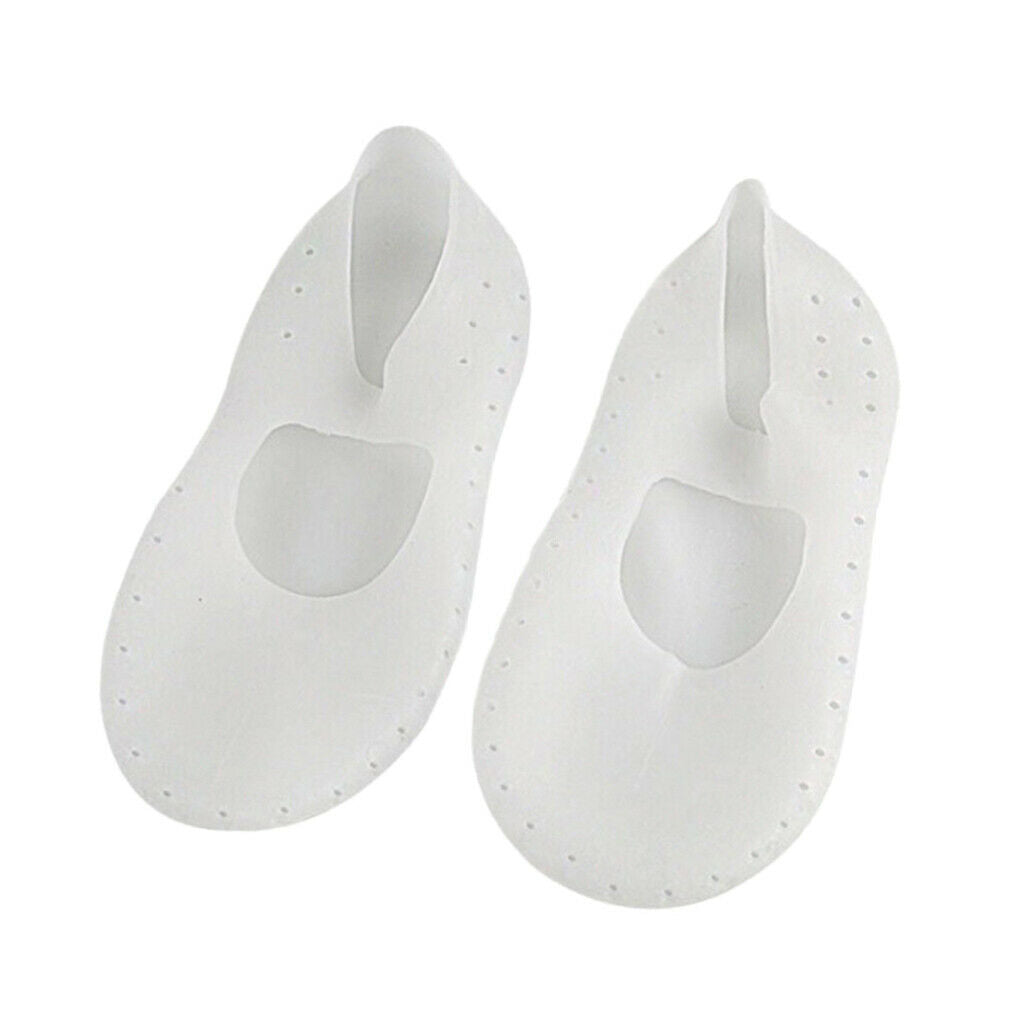 Anti silicone gel moisture socks skin care protection for chapped feet L