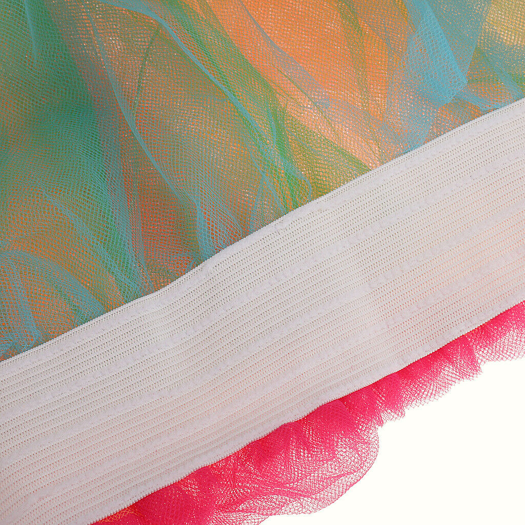 Rainbow LED Light Up Tutu Skirt Petticoat Glow in Dark Night Party Costume