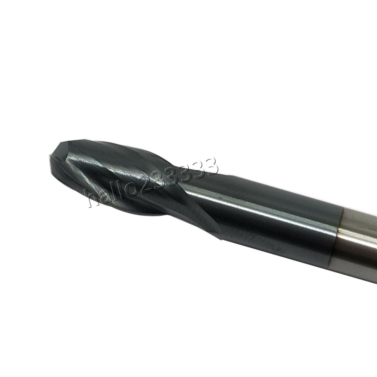 R3×75×2Flute 3mm shank 2 Flute Ball nose carbide End Mill Cutter CNC HRC45°