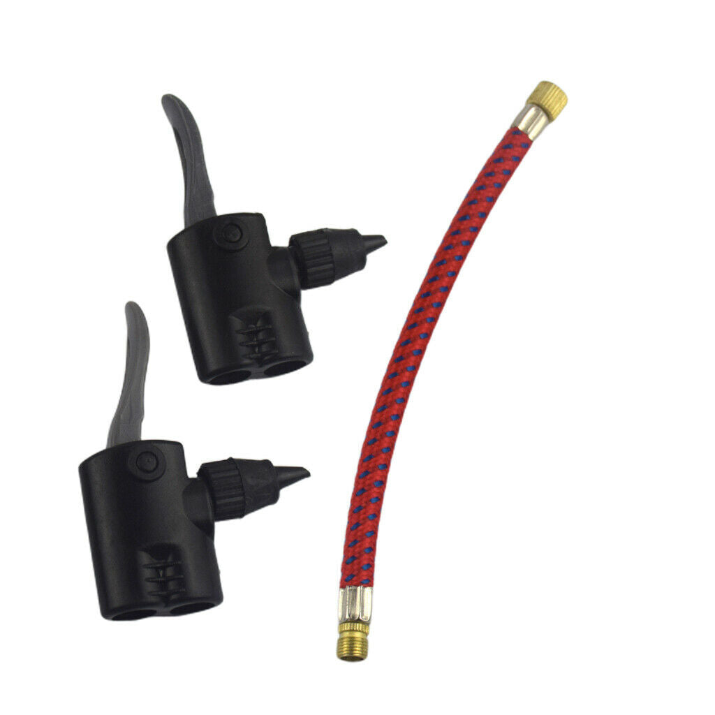 2pcs Nylon Pump Dual Head Adapter Extension Hose Tube Nozzle Pump Accessories
