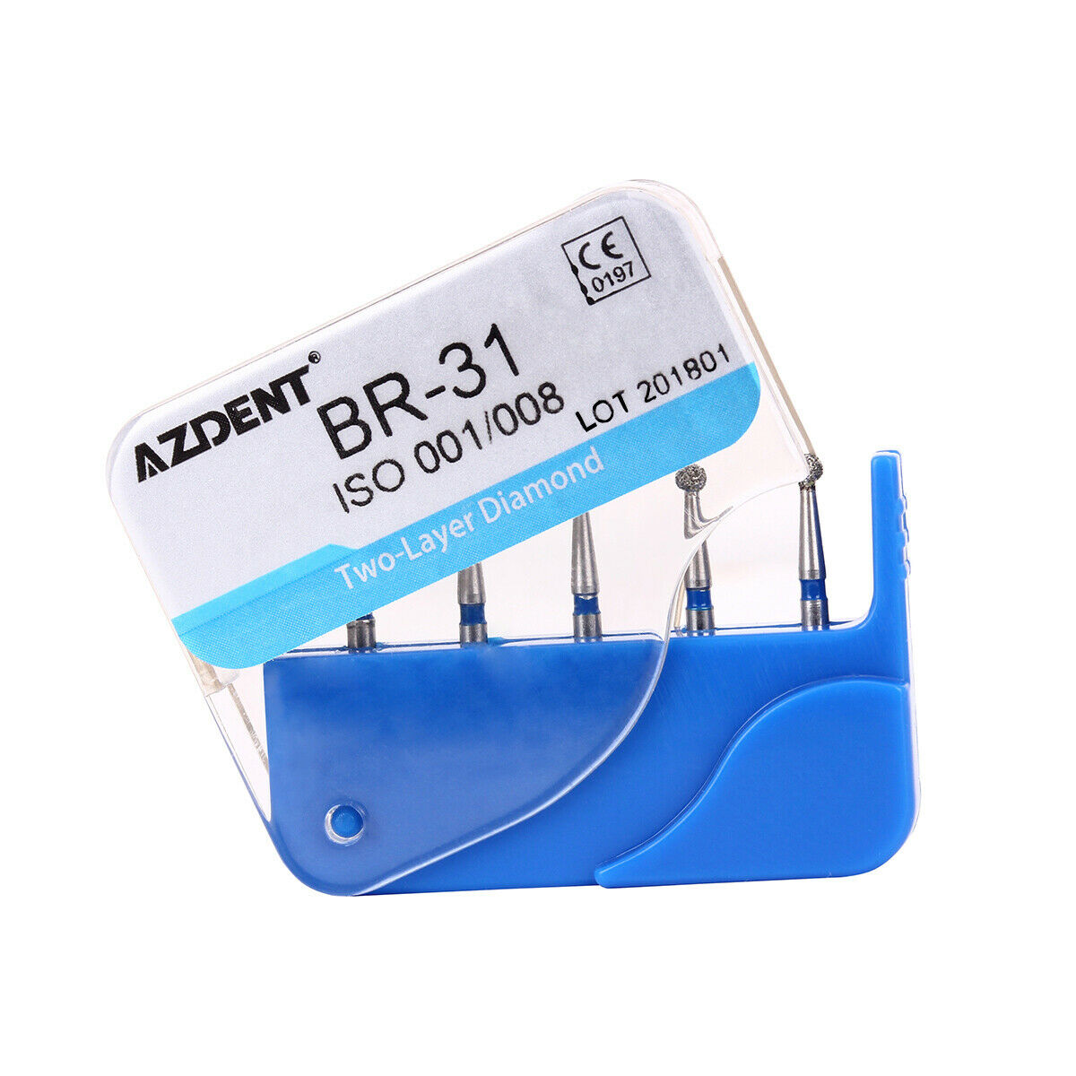 50X Dental Double Tier Diamond Burs DFS Style High Speed Handpiece BR-31