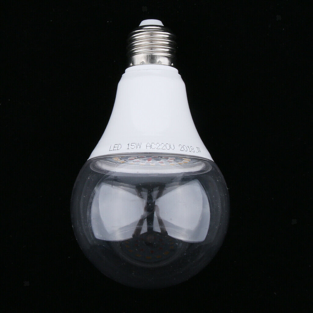 2 Pack E27 Socket Plant Growth Light Lamp LED Bulb for Office Home Garden