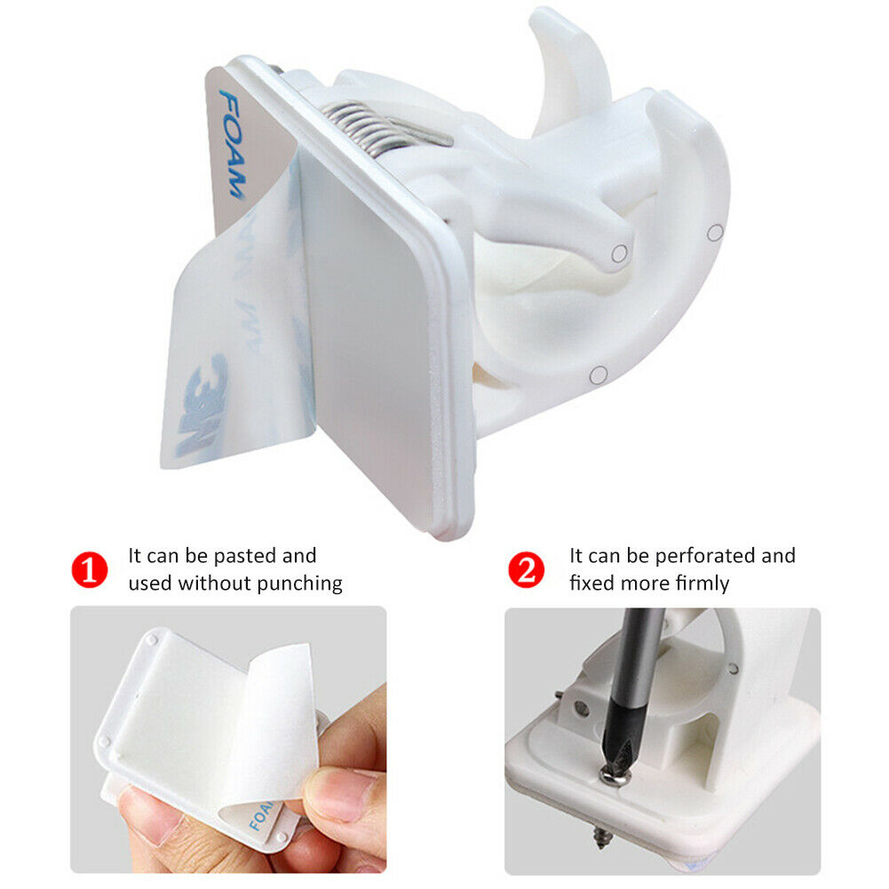 Fishing Rod Racks Vertical Holder Wall Mounted Storage Clips Clamps Holder 2p @