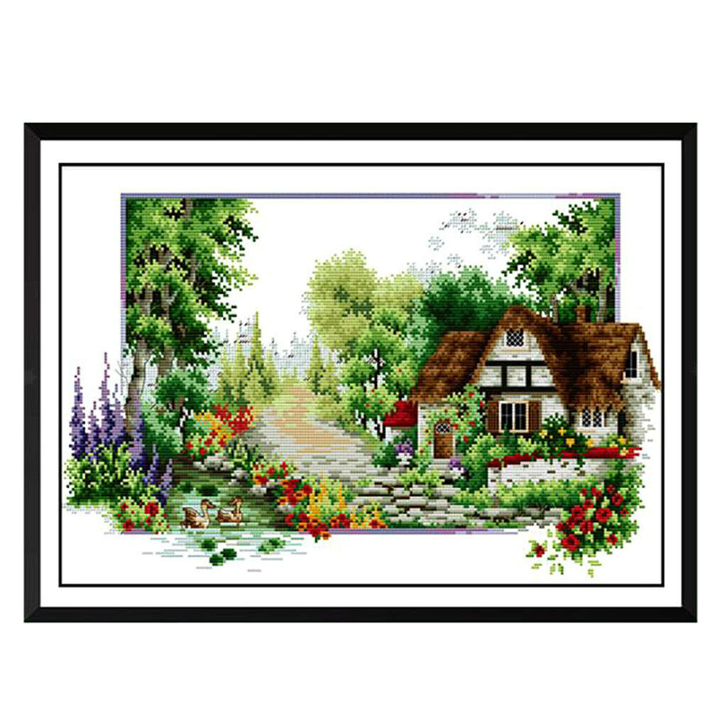 Cross stitch kit, cotton embroidery pictures, embroidery cross stitch kit,
