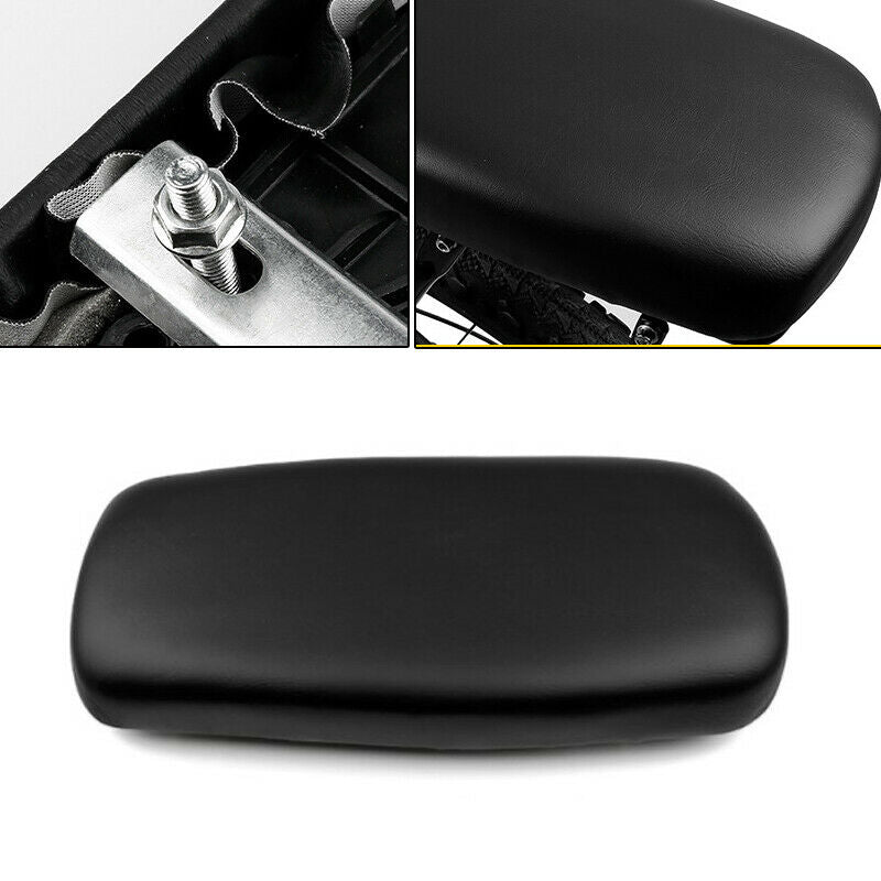 1PC PU Surface Soft Bicycle Rear Cushion Adults Child Comfortable Bike Seat Rack