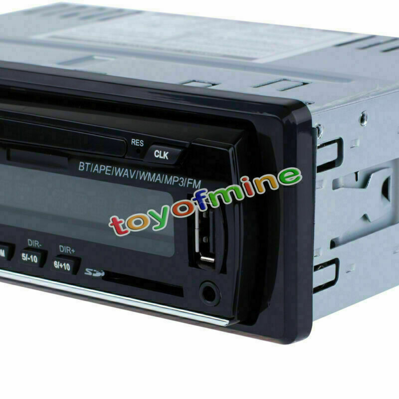 Car Radio Bluetooth Stereo 1 Din Head Unit In Dash MP3/USB/SD/AUX/FM