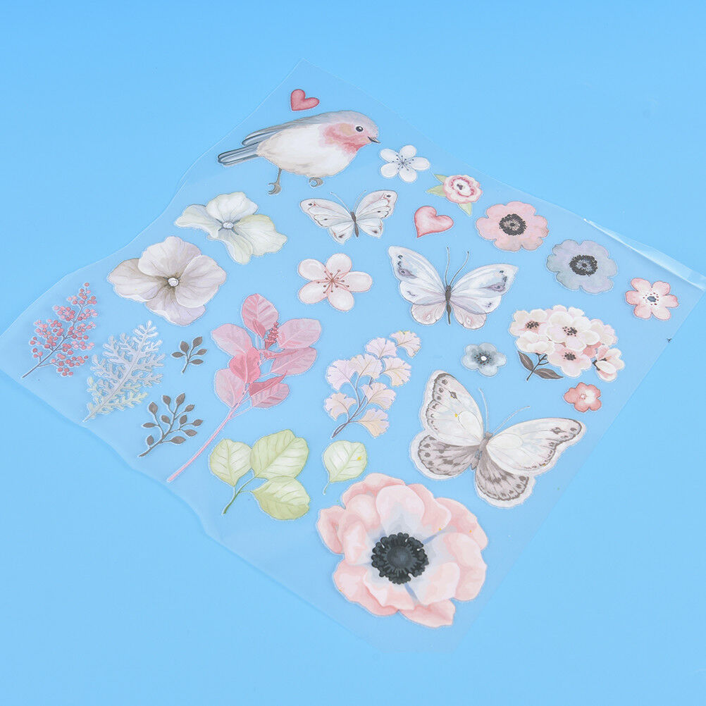 1X Flower Bird Patches For Clothes Iron-On Transfers Easy Print Diy AppliquesDD