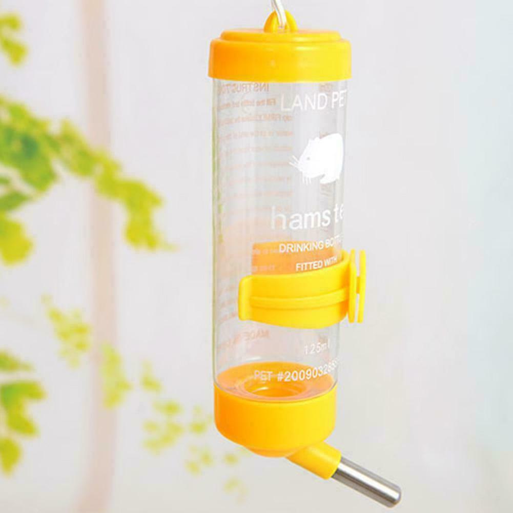 Pet Rabbit Guinea Pig Hamster Water Fountain Drinking Feeder Bottle 125ML Y8A6