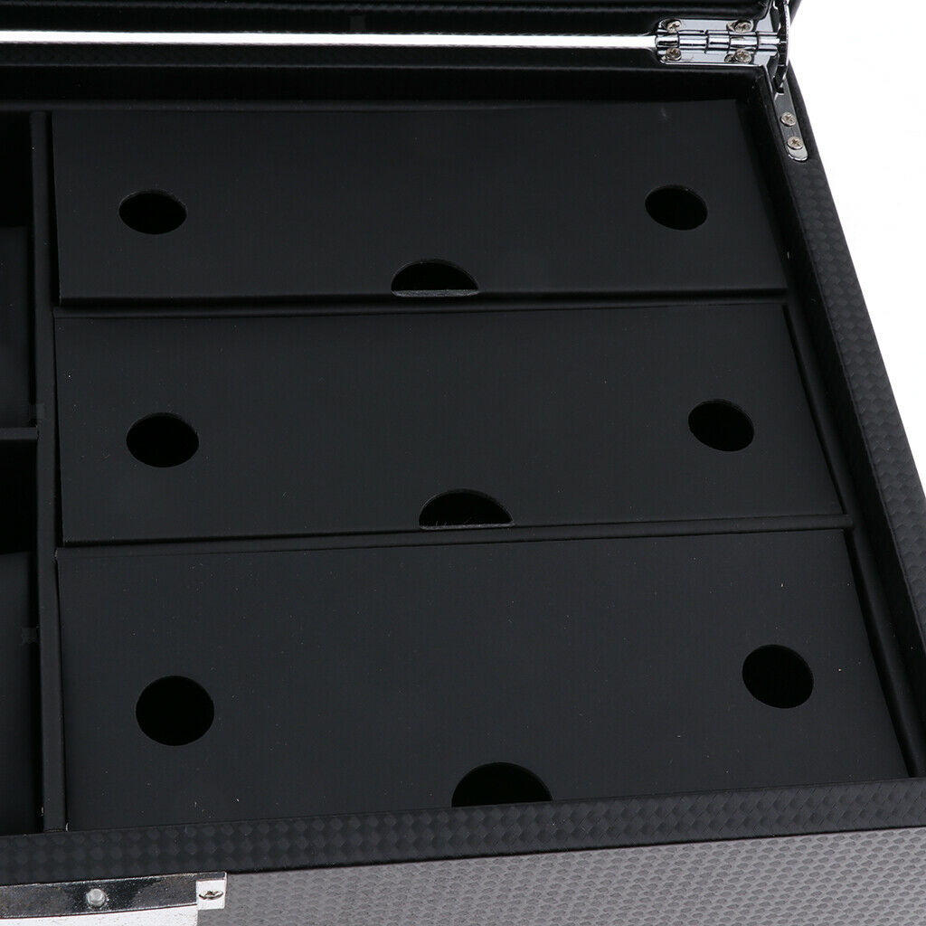 Luxury Watch Storage Case Eyewear Display Case for Men Women Black