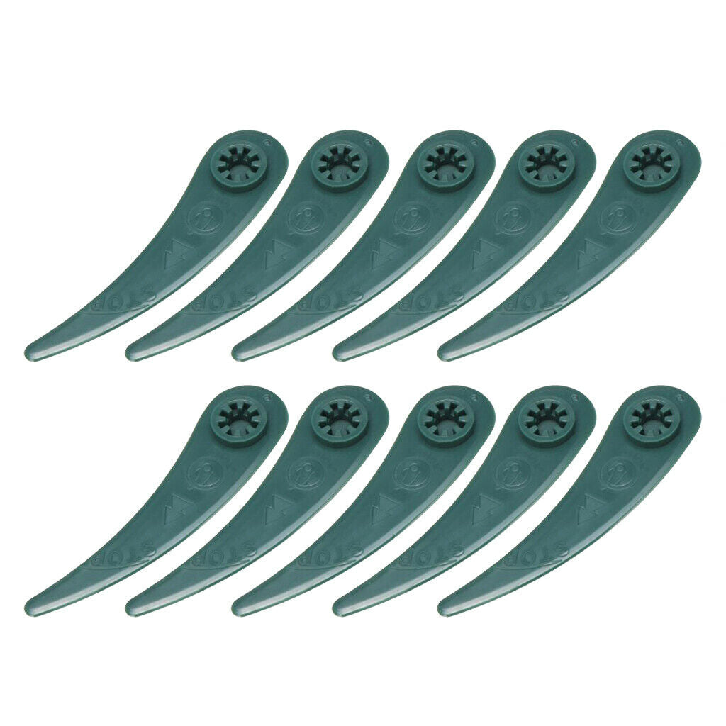 Plastic Lawn Mower Blade Fit for BOSCH ART 23-18 LI Easy to Assemble 10pcs