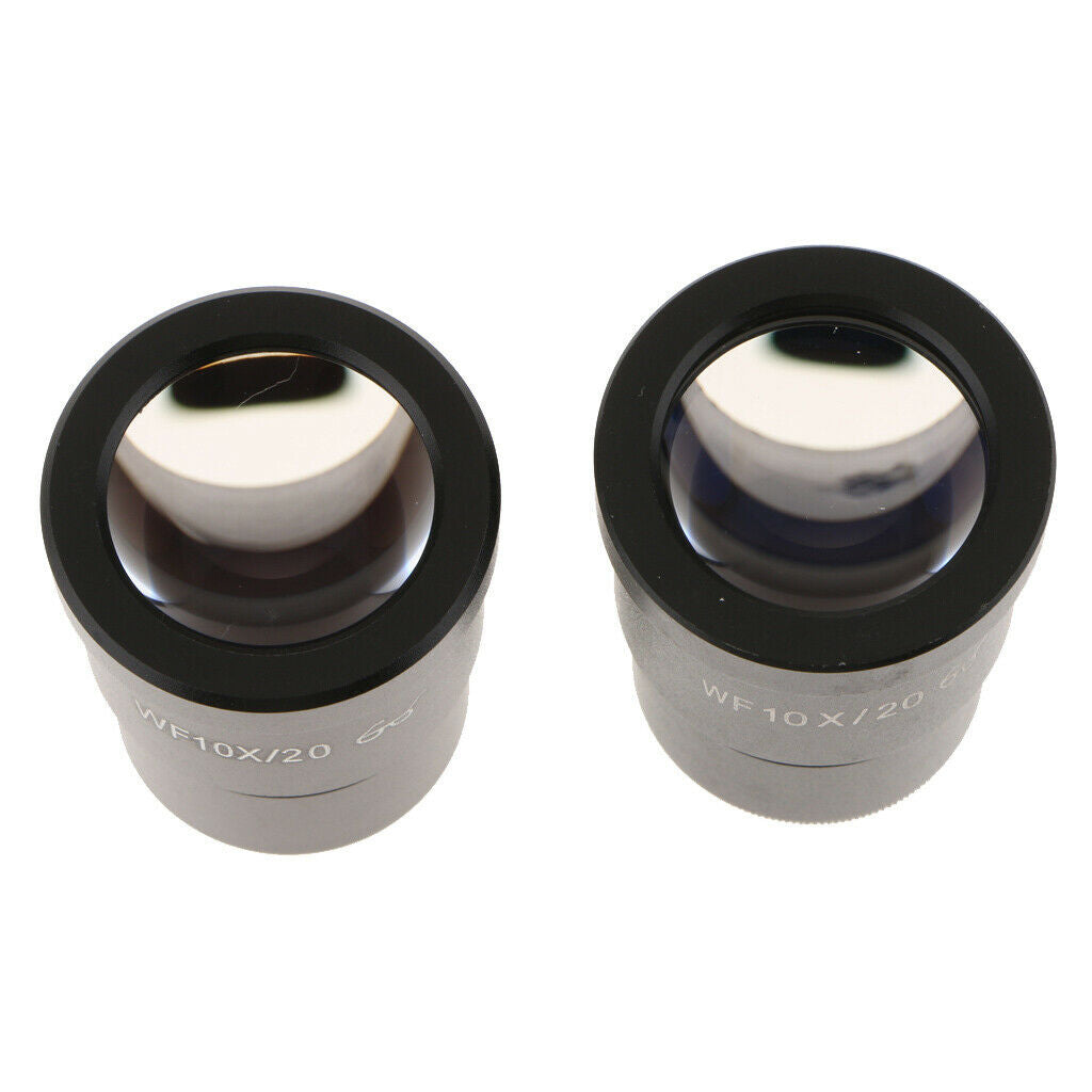 Microscope Eyepiece Lens 10X Magnification Clear View Fully Coated Optics 2x