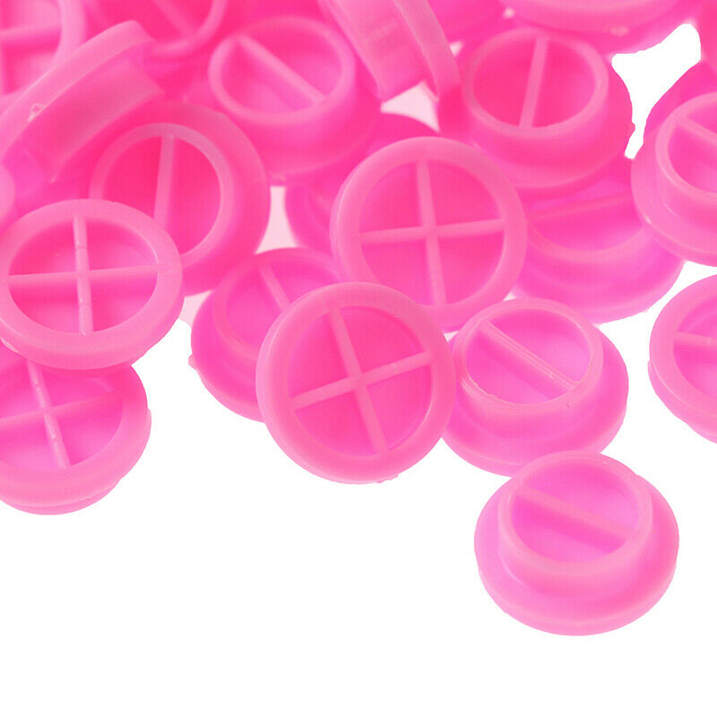 100Pcs Adhesive Stand Eyelash Extension Glue Holder Grafting Blossom Cup RiDD