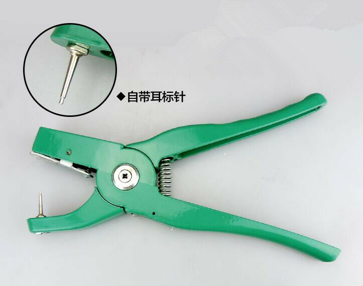 (1)Ear Tag Plier of Cow Sheep Pig Beef Applicator The animal USES ear sign plier