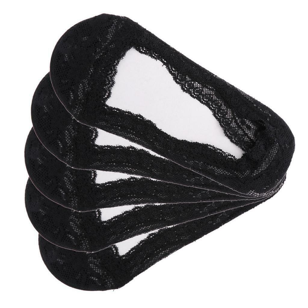 10 Pairs of Women's Lace Socks Invisible, Non-slip, Low Cut Socks for Summer