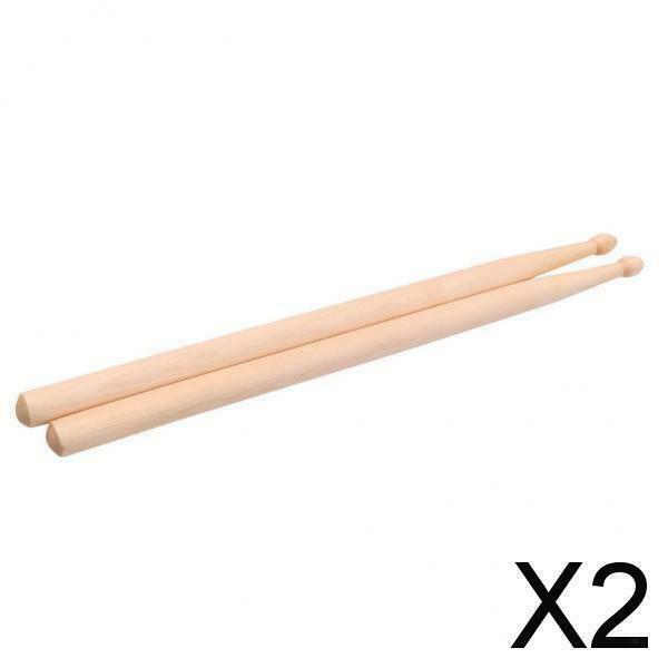 2X Maple 5A Drumsticks Drum Sticks for Music Band Exercise