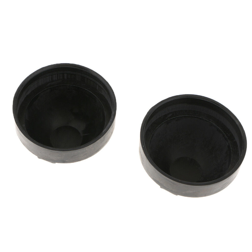 2pcs 85mm Rubber Housing Seal Cap Anti Dust Cover For Car Bulb HID Headlight