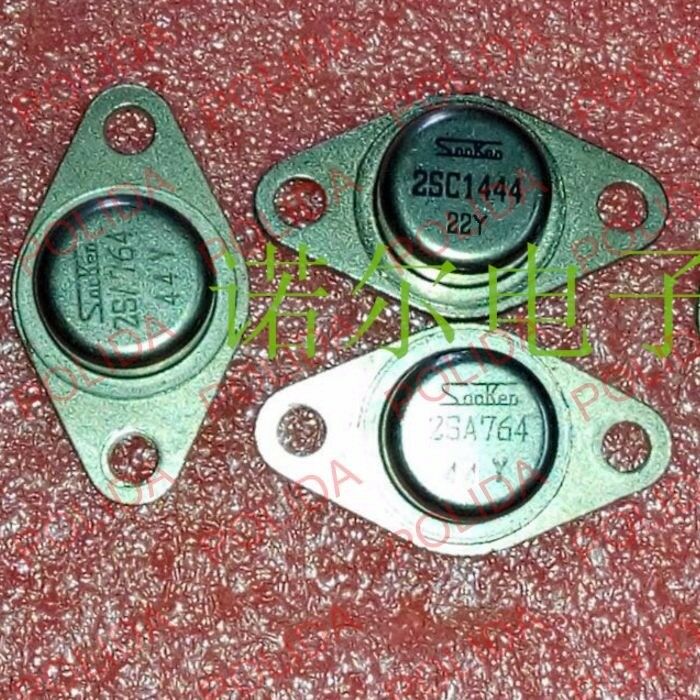 1pairs OR 2PCS  Transistor SANKEN TO-66 2SA764/2SC1444 A764/C1444