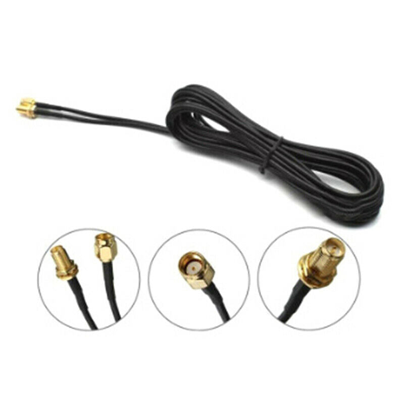 8M RG174 SMA Male to SMA Female  Antenna Extension WiFi Router Cable Adap.l8