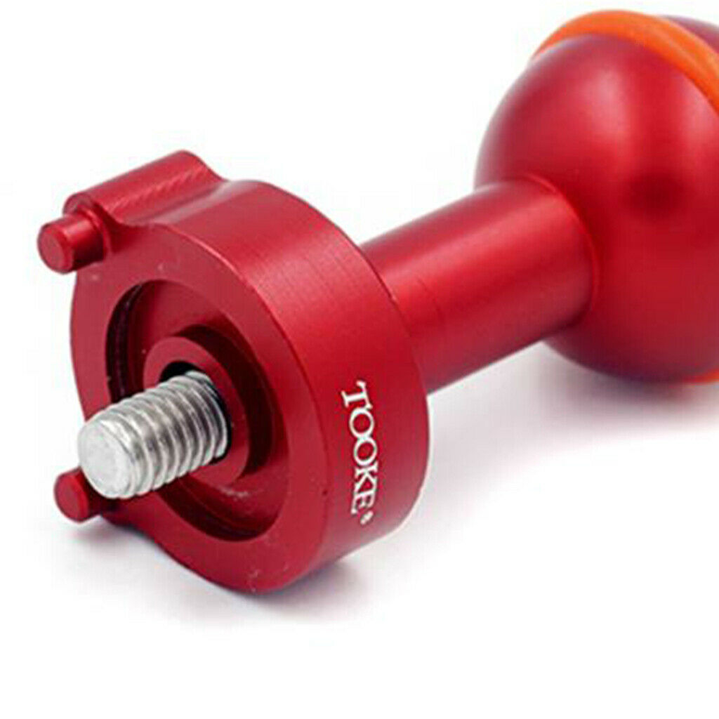 Diving Photograph Strobe Ball Joint Flashing Light Ball Head Adapter Red