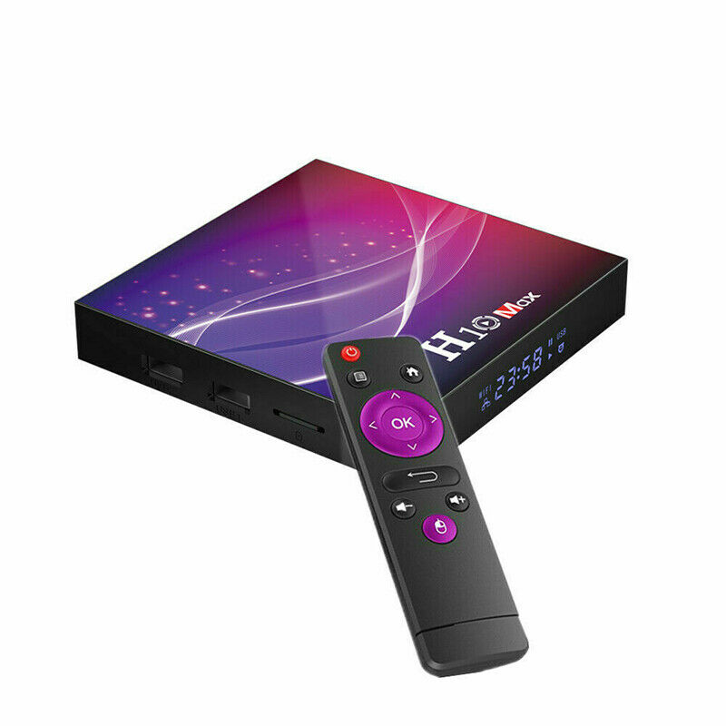 H10Max H616 Android 10.0 TV Box 4+32GB 6K Quad Core WiFi USB HD Media Player