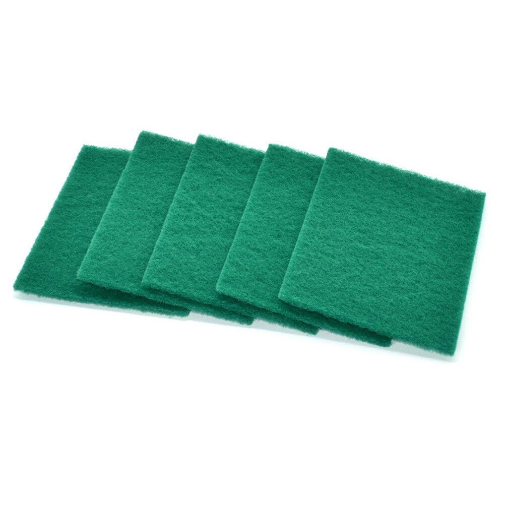 5pcs scouring pads cleaning cloth dish towel green home scour scrub seYU.l8