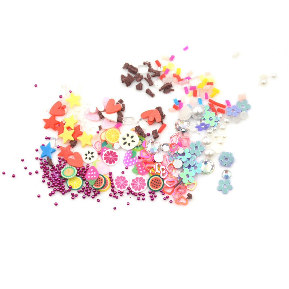 Add 12 kinds fruit pattern of slime DIY Slime Education CraftMudAntistress.l8