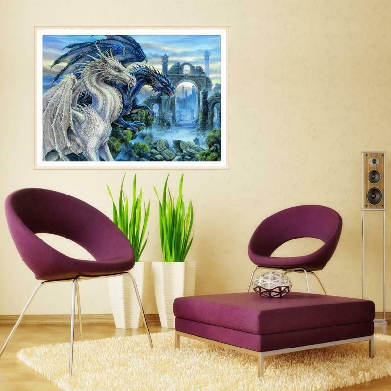 Dragon 5D Diamond Embroidery Painting DIY Painting Cross Stitch Home Decor Kit