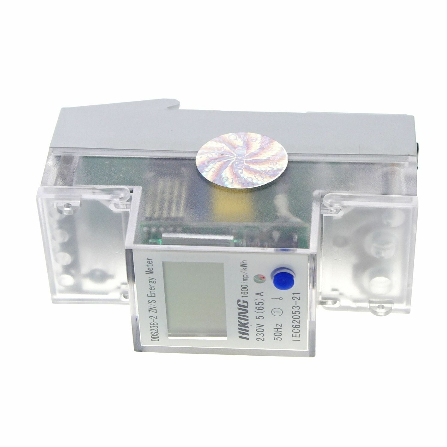 5-65A 230V 50Hz Single Phase Reset To Zero DIN-rail Kilowatt LED Hour kwh Meter