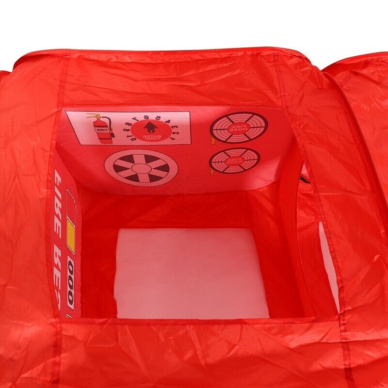 Kids Indoor Outdoor Tent Garden Game House Gift - Fire Truck P3Z5