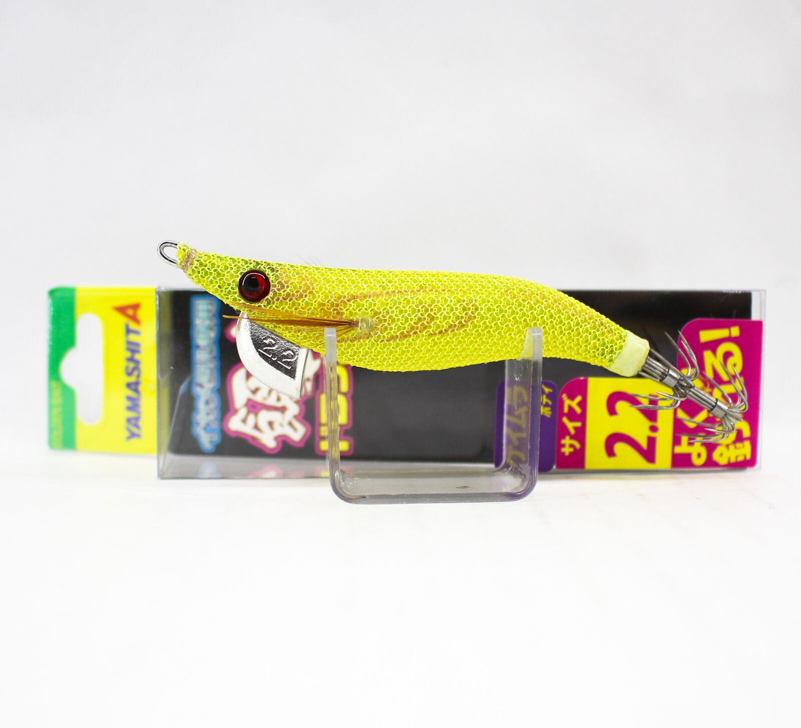 Yamashita Egi Dropper Squid Jig 2.2 - 6.5 grams Sinking Lure K/Yellow (7603)