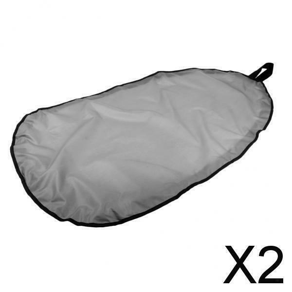 2X Universal Kayak Cockpit Cover Seal Protector for Transport Storage XS Gray