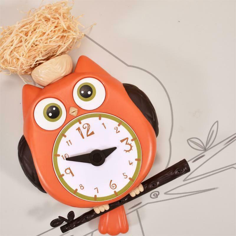 Rotatable Baby Bath Set Toys Owl Clock Cup for Infants Baby Boys