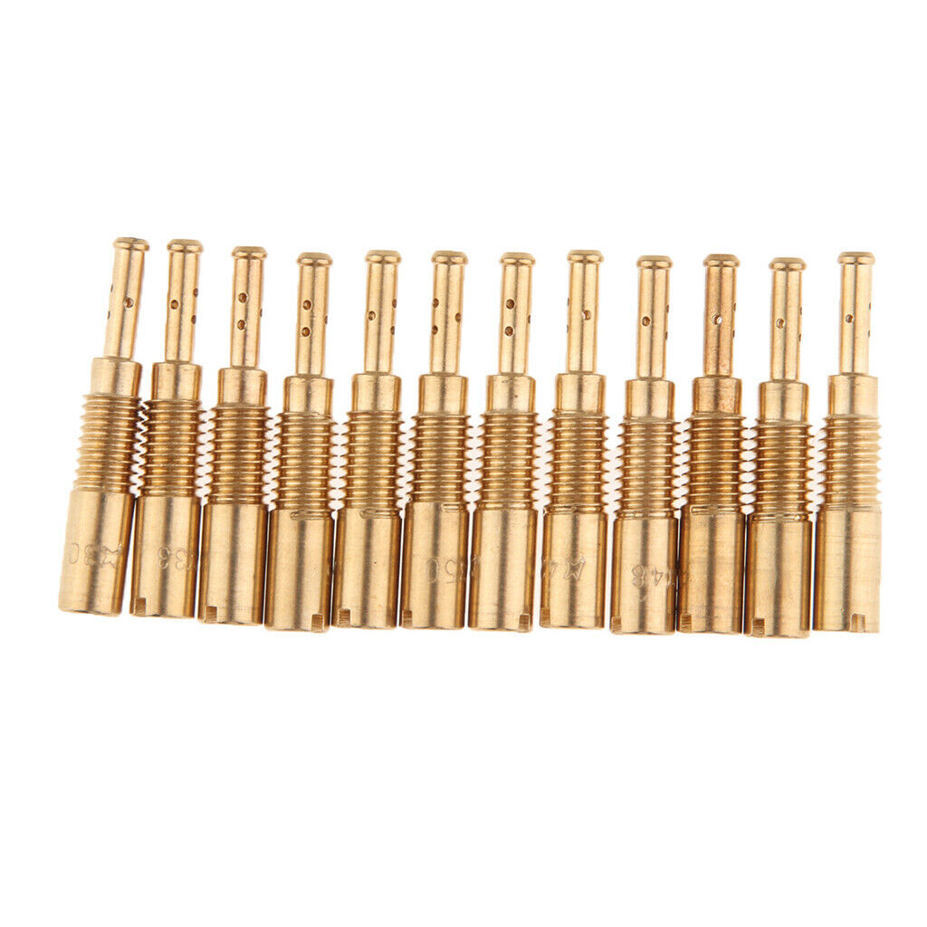 12pcs Motorcycle Carburetor Slow Pilot Jet for  Carb PZ19 PB16/18 /20