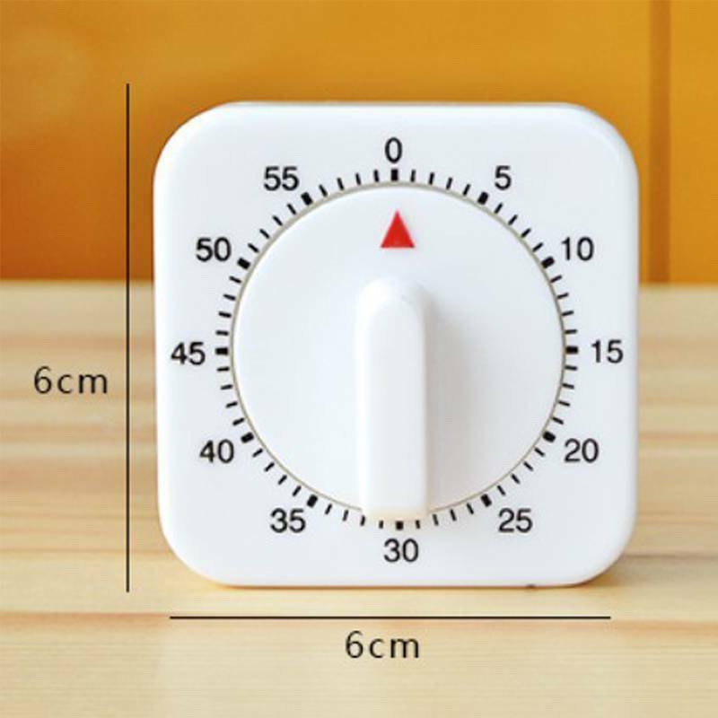 60Minutes Kitchen Cooking Baking Timer Wind Up Mechanical Clock Alarm Stopwatch!