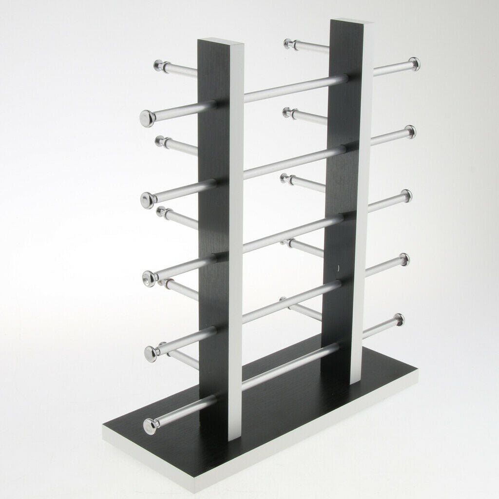 2 Pieces Sunglasses Display Stand Glass Eyewear Storage Rack for 10Pairs