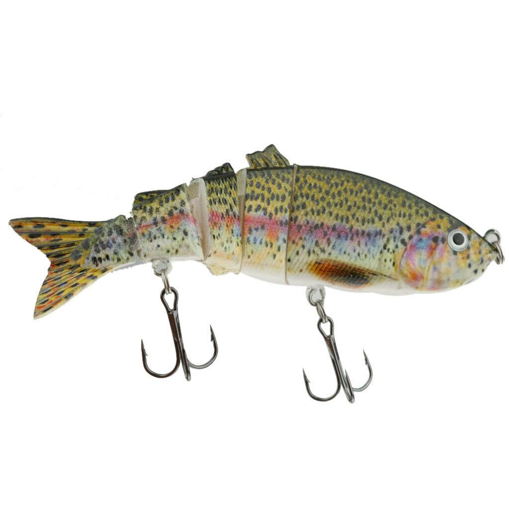 Multi Jointed Fishing Lures Fish Bait Swimbait Crank Fishing Tackle Hook -C