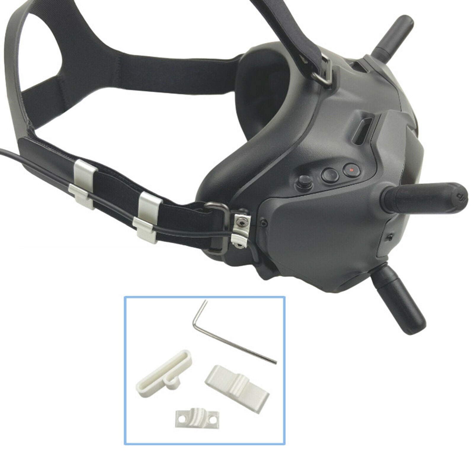 Power Cable Fixer for DJI FPV Goggles V2 Cable Management Cable Holder
