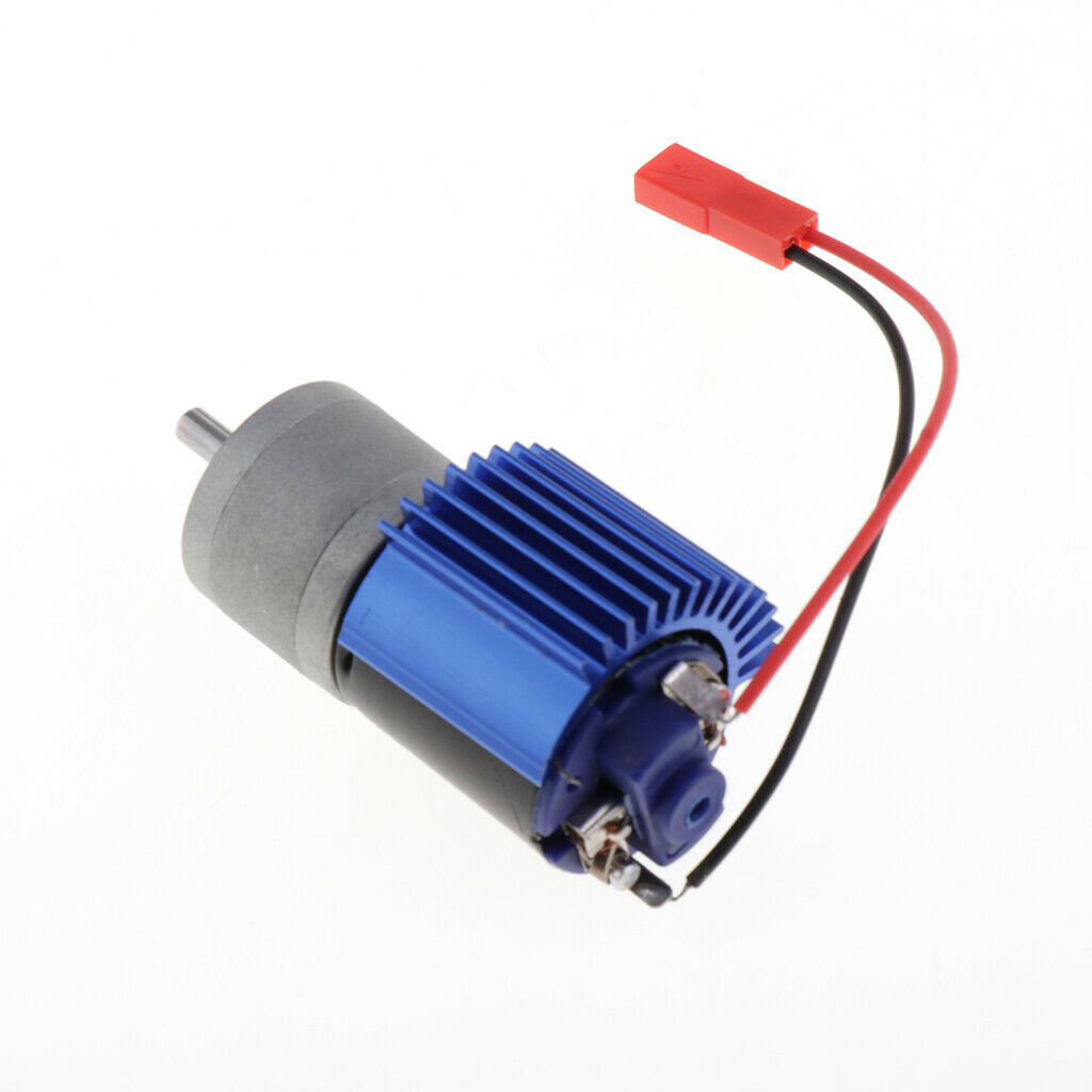 370 Motor & Heatsink Blue For WPL B14 B24   Q60 Q61 Upgrade Parts DIY