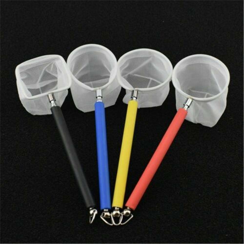 Stainless-Steel Aquarium Fishing Net Fish Tank Fish Shrimp Net Scoop Retractable