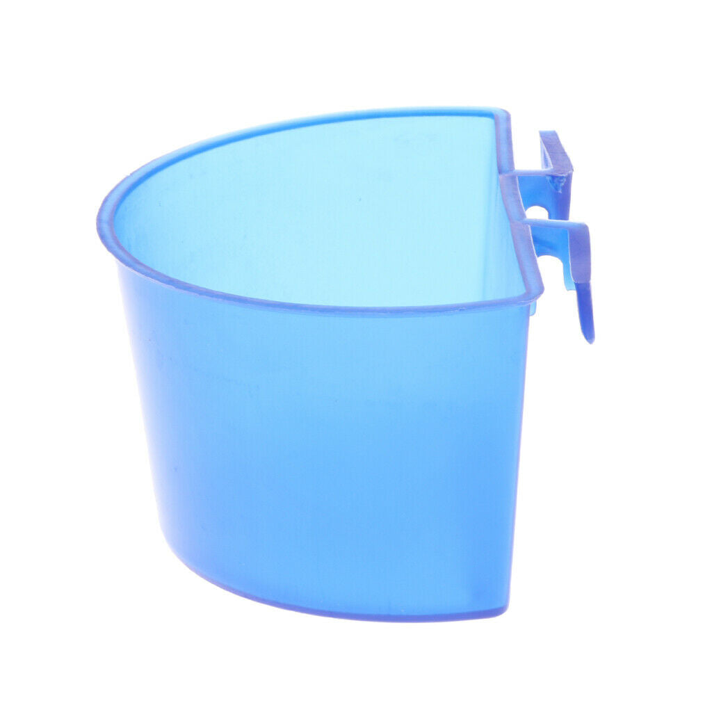 10 Pcs Bird Pigeon Feeder Container Holder Cage Hanging Cup for Parrot Budgie