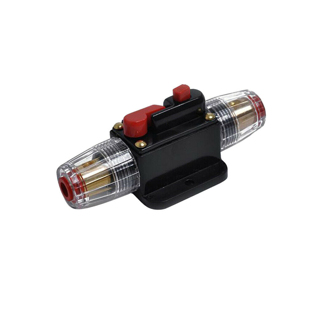 12/48V Car Audio Circuit Breaker Protection Fuse Holder 4-8 AWG Wire 40A