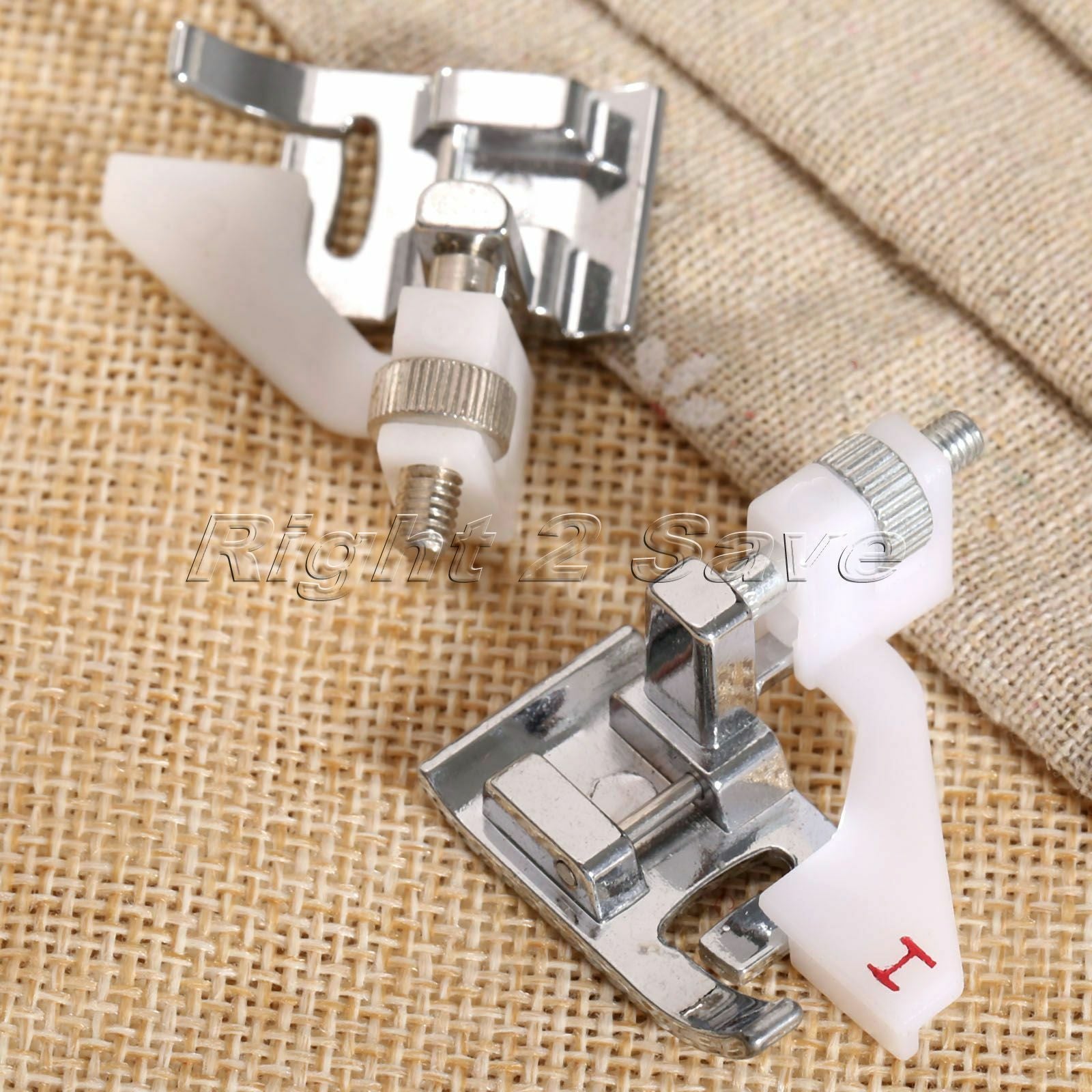 Snap On Blind Hem Sewing Machine Presser Foot Metal Edge Stitching Embellishing