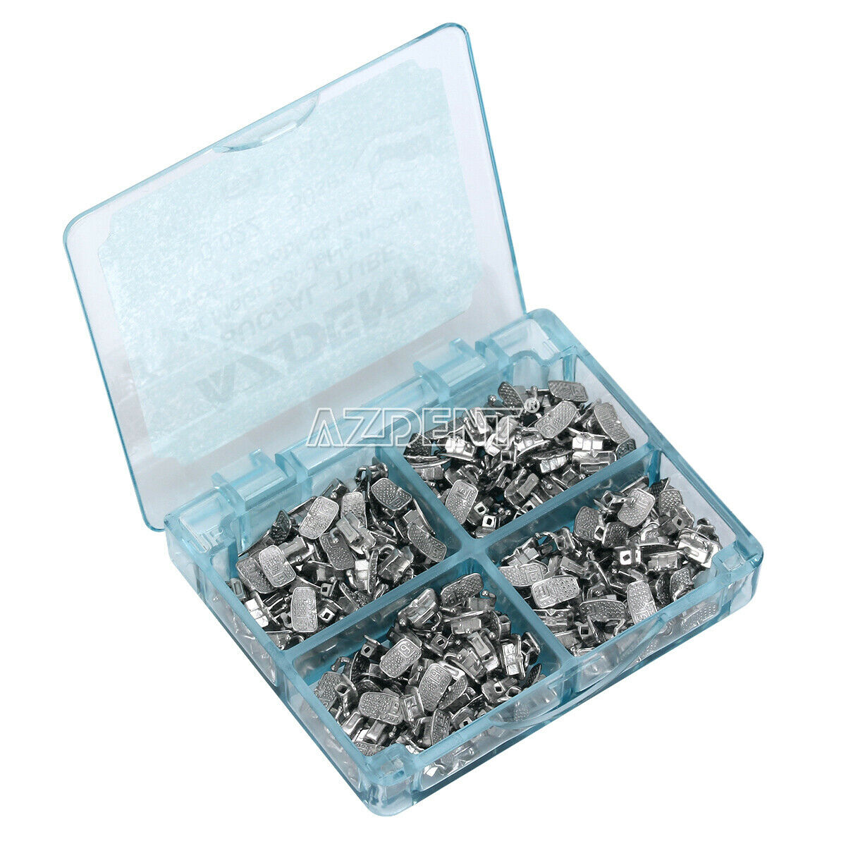 10 X AZDENT Dental Orthodontic Buccal Tubes 1st Molar Roth 022 Bondable Inblock