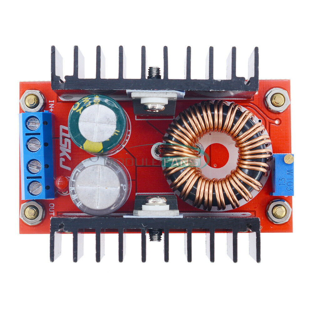 DC-DC Converter 100W Boost Power Supply Module 10-32V Step up to 60-97V Voltage