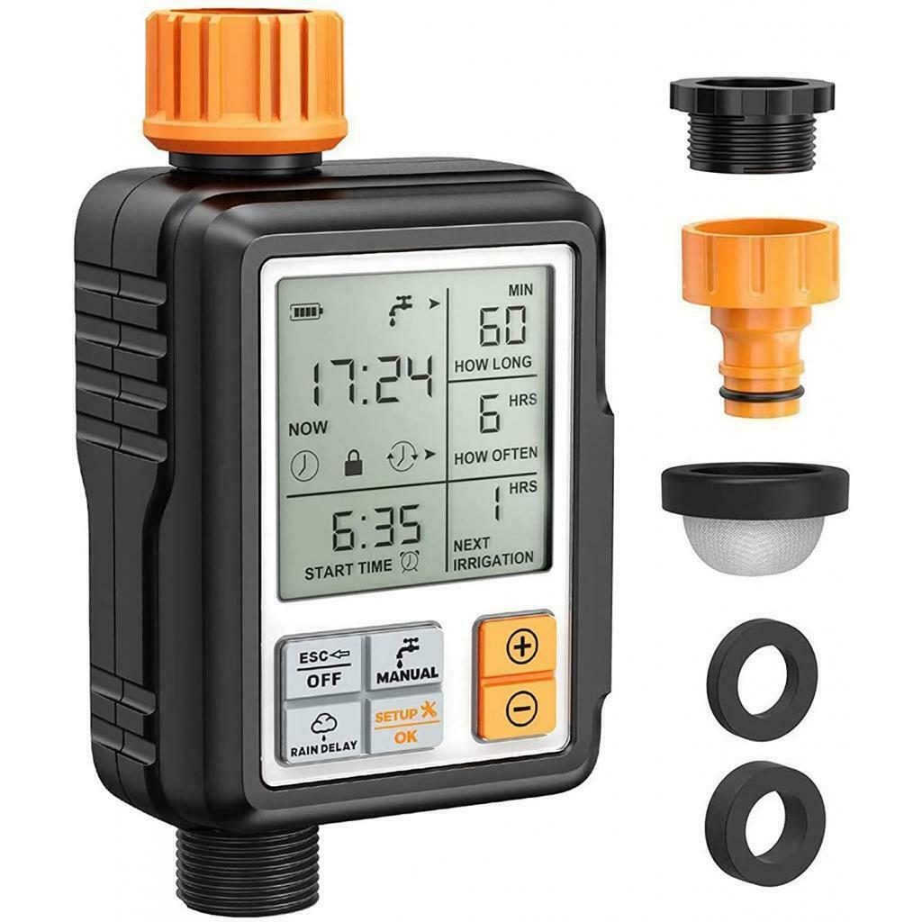 Programmable Water Timer IP65 Waterproof Upgrade Material for Garden