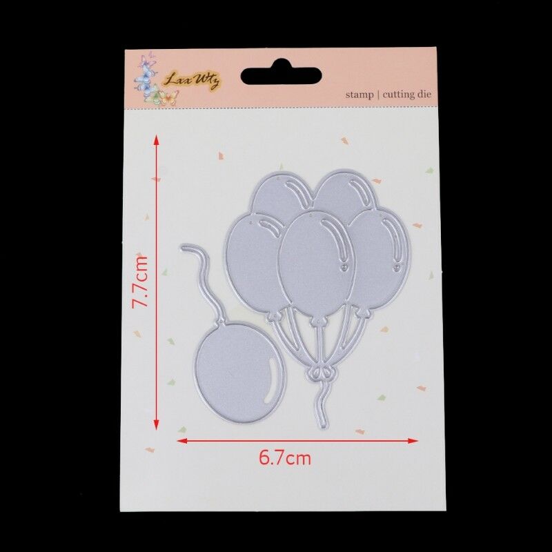 1Set Balloon Cutting Dies Stencil Paper Craft Card Making Scrapbooking Album DIY