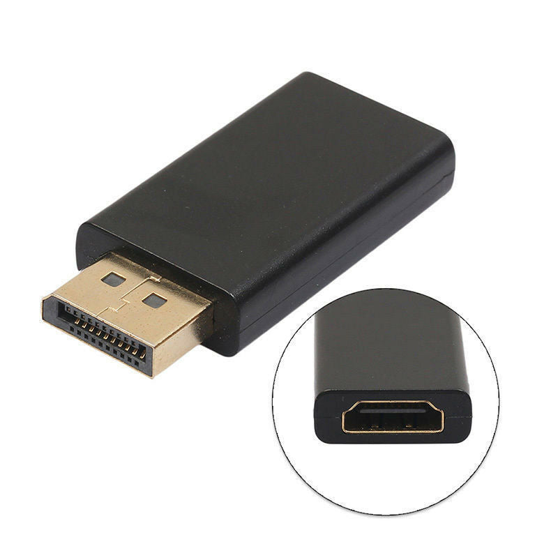 New Mini Display Port DP Male To HDMI Female Adaptor Adapter Converter For HDTV