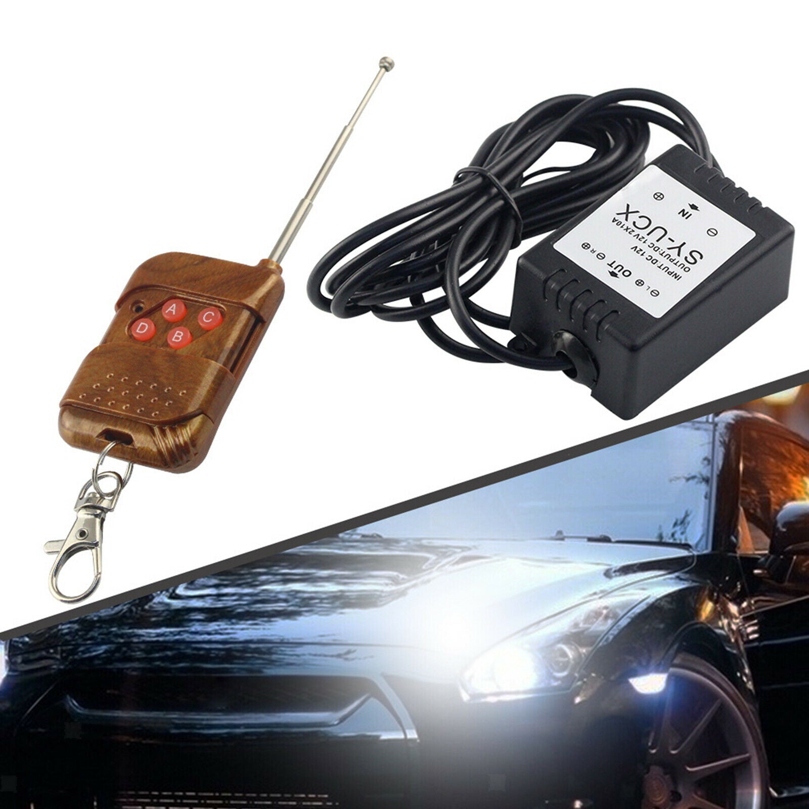 16 Modes Eagle Eye Car LED Strobe Flash Light Lamps Wireless Remote Module