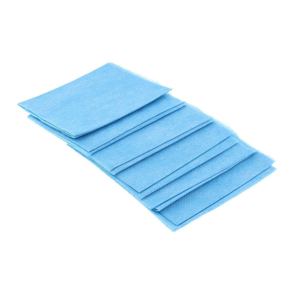 6 Pieces Travel Waterproof Toilet Seat Paper Covers Disposable Sanitary Blue